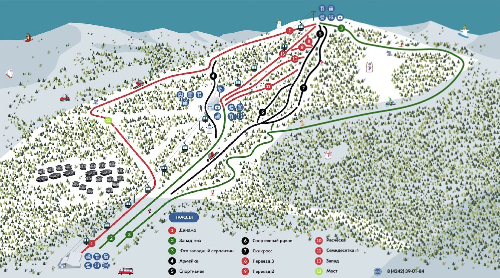 Горнолыжные курорты России: ТОП-12 мест для катания в сезоне 2025/26