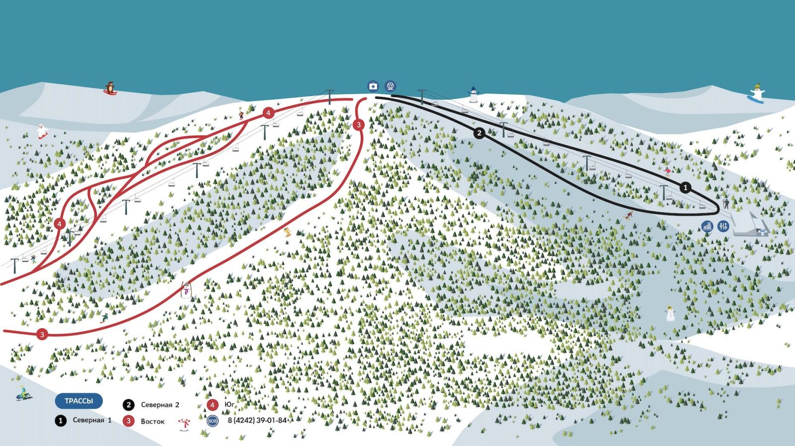Горнолыжные курорты России: ТОП-12 мест для катания в сезоне 2025/26