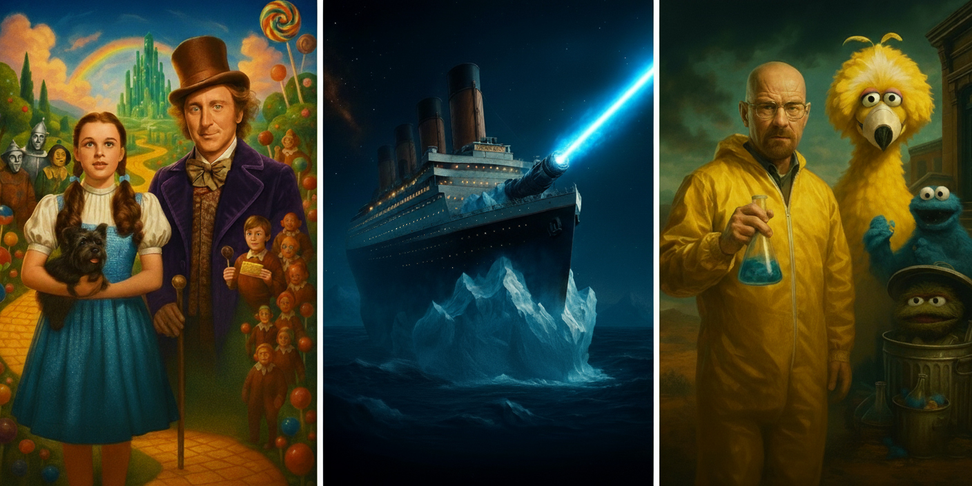 Рокки встречается с Терминатором: 18 постеров несуществующих кроссоверов от ChatGPT Рокки встречается с Терминатором: 18 постеров несуществующих кроссоверов от ChatGPT