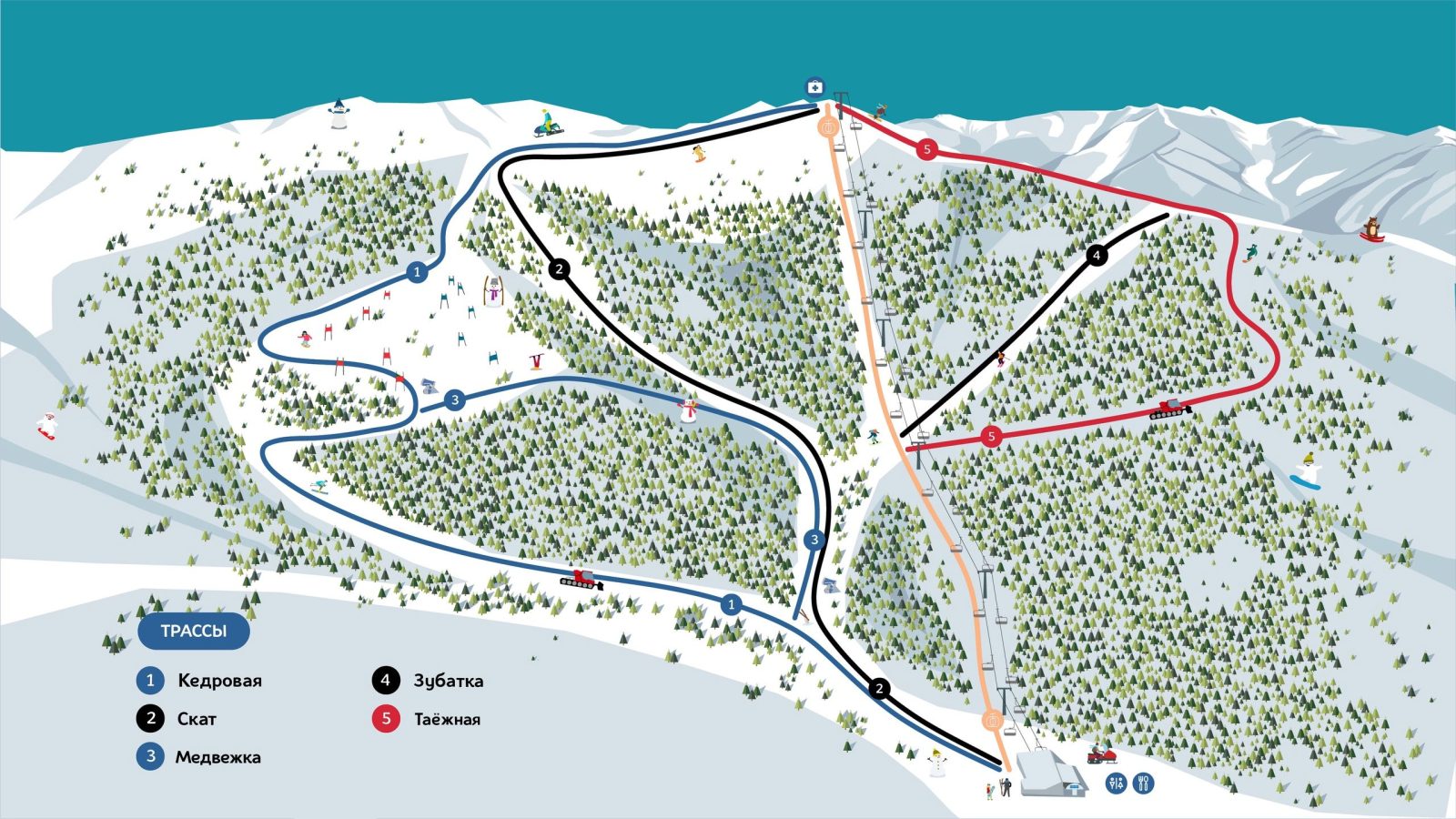 Горнолыжные курорты России: ТОП-12 мест для катания в сезоне 2025/26