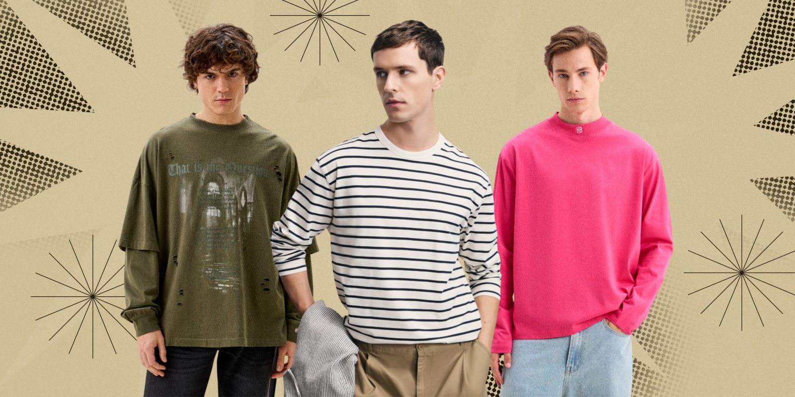 15 мужских лонгсливов, которые сочетаются с любой одеждой 15 мужских лонгсливов, которые сочетаются с любой одеждой